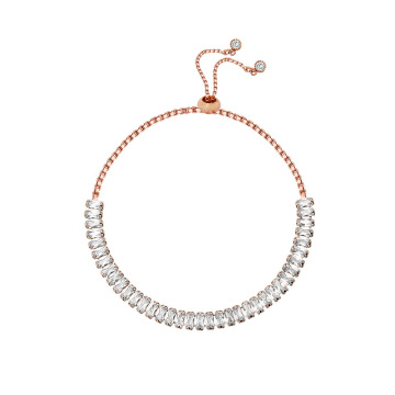 Bracelet de pierre de pierre Shangjie OEM CHARM ROSE BRACKET ÉLÉGANT BRACET SYNTHÉTIQUE CRISTAL GEME CRISTAL CRISTAL FEMMES BRACELET